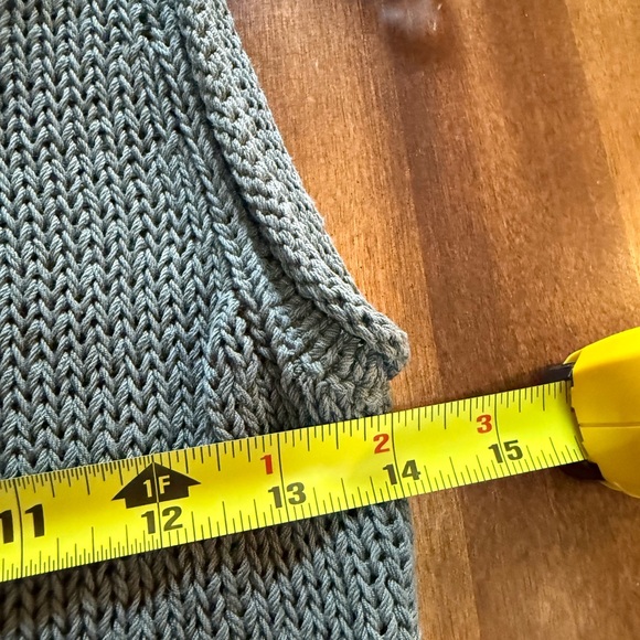 Jigsaw Sleeveless Olive Green Small cowl Neck Sweater - Picture 6 of 8